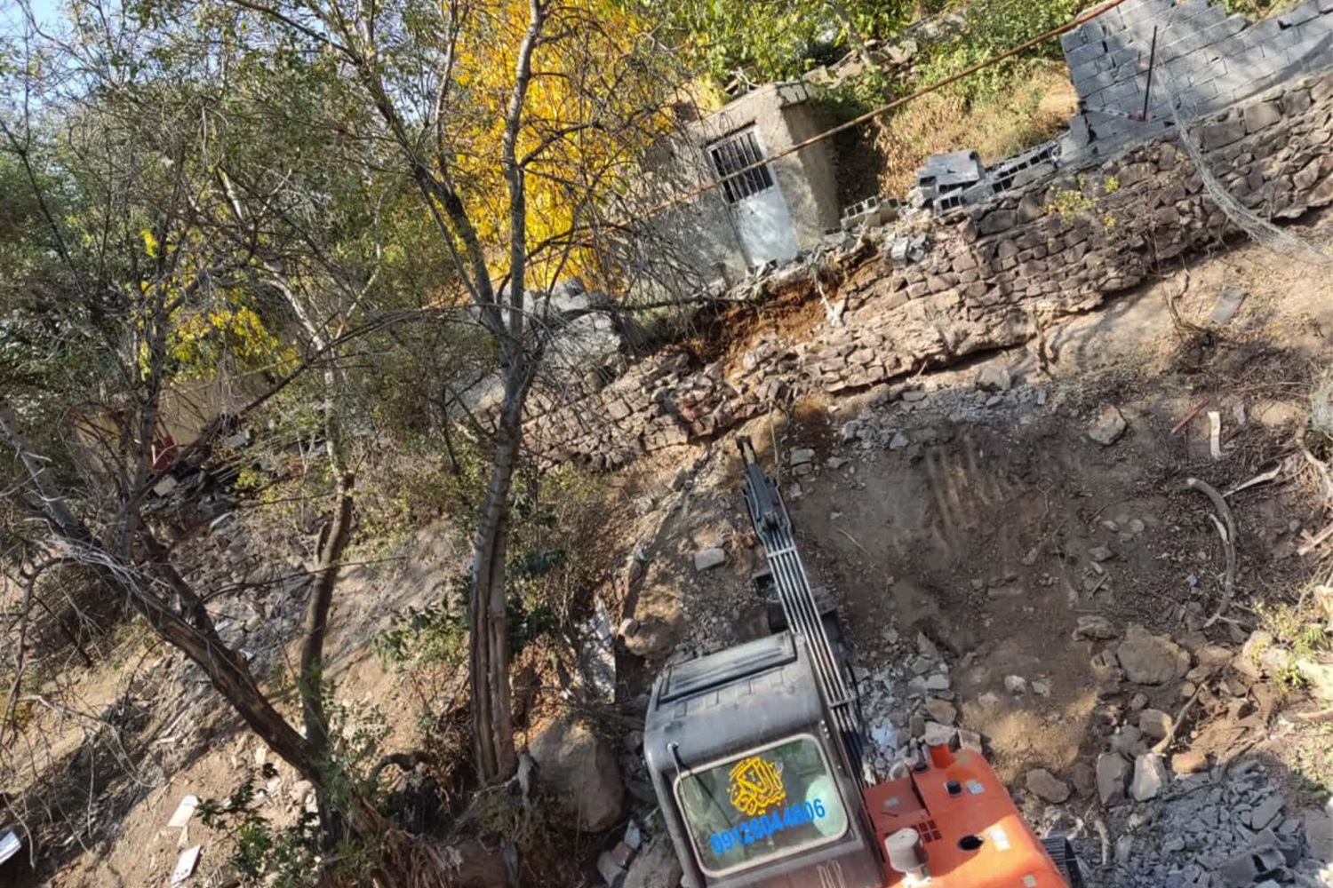 رفع تصرف 2 هزار متر مربع از حریم و بستر رودخانه تجرک