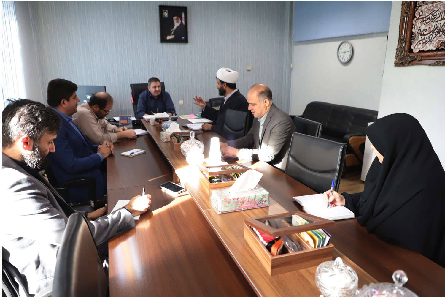 سومین جلسه شورای فرهنگی شرکت آب منطقه ای تهران در سال جاری برگزار شد