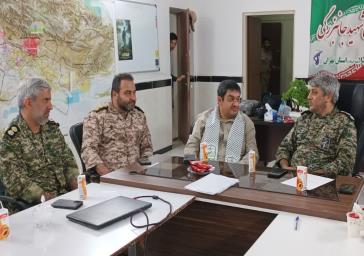 قدردانی فرمانده ناحیه مقاومت بسیج حضرت روح الله «ره» از فرماندار ویژه شهرستان ری