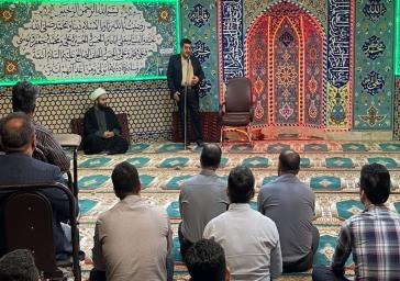 مراسم گرامیداشت هفته دفاع مقدس باحضور کارکنان فرمانداری ویژه شهرستان ری برگزار شد