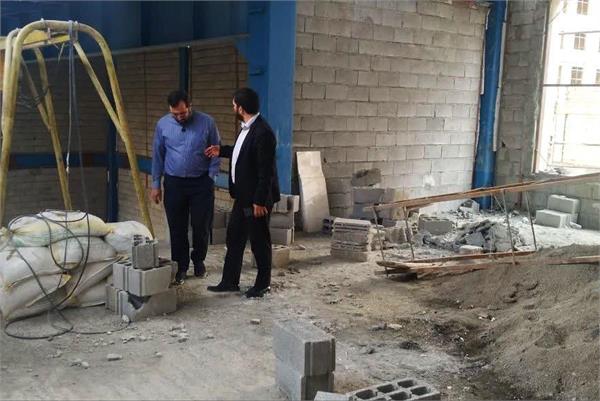 پروژه نیمه تمام مجتمع فرهنگی باقرشهر مورد بازدید قرار گرفت