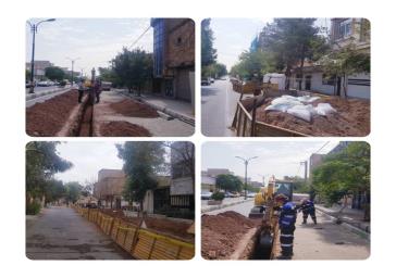 ۴۷۰۰ متراز شبکه آب شرب شهر قیامدشت اصلاح و بازسازی شد