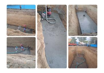 اتمام عملیات بتن‌ریزی مگر و فونداسیون مخزن اضطراری آب در نازی‌آباد