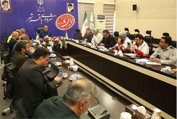 برگزاری مانور زلزله در شهرستان ری