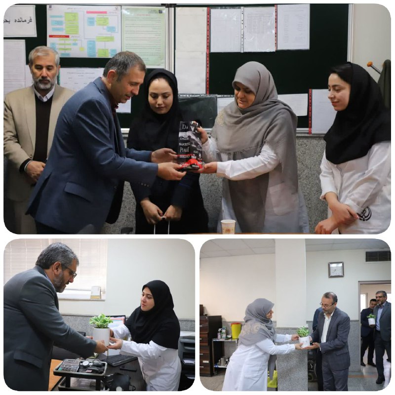 تجلیل مدیران شهری قیامدشت از مدافعین سلامت  به مناسبت روز پرستار، شهردار و رییس شورای اسلامی شهر قیامدشت به همراه رییس …