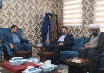 حضور فرماندار ویژه شهرستان ری در دفتر تولیت آستان مطهر امامزاده عبدالله «ع» شهرری