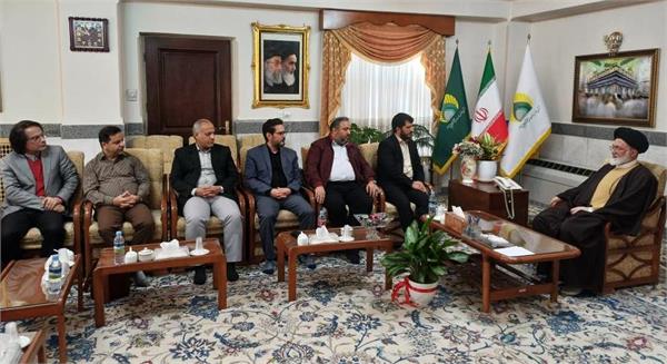 دیدار سرپرست اداره فرهنگ و ارشاد اسلامی با تولیت آستان حضرت عبدالعظیم حسنی(ع)