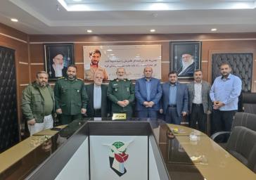 دیدار فرماندار ویژه شهرستان ری با مدیرکل جدید بنیاد شهید و امور ایثارگران شهرستان های تهران