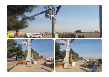 اجرای طرح برق‌رسانی و نصب ترانس برای چاه‌های جدید در اتوبان هاشمی