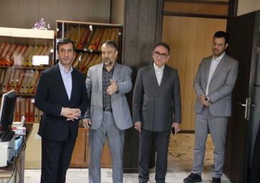 بازدید فرماندار ویژه شهرستان ری از معاونت ها و ادارات فعال در مجموعه فرمانداری