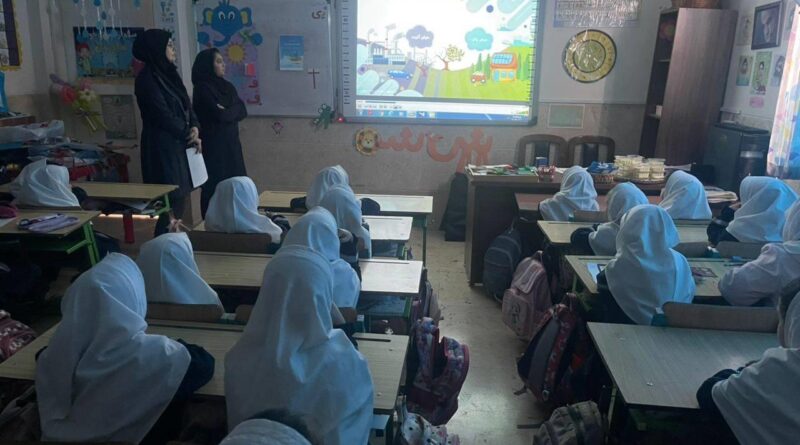 برگزاری کارگاه آموزشی هوای پاک و مدیریت پسماند درمدارس شهر ری