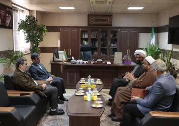 دیدار مدیران اداره اوقاف و امور خیریه با فرماندار ویژه شهرستان ری
