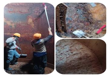 شستشوی مخازن آب در بخش کهریزک به منظور ارتقای کیفیت آب شرب*