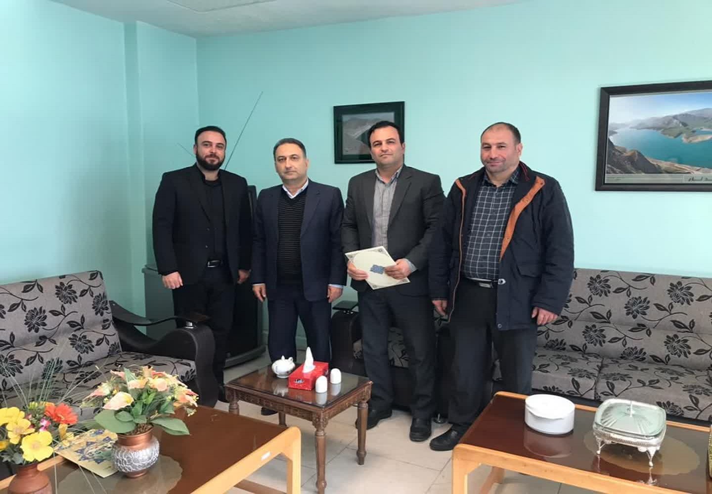 مراسم تکریم ومعارفه فرمانده پایگاه بسیج امام رضا (ع) سد لار برگزار شد