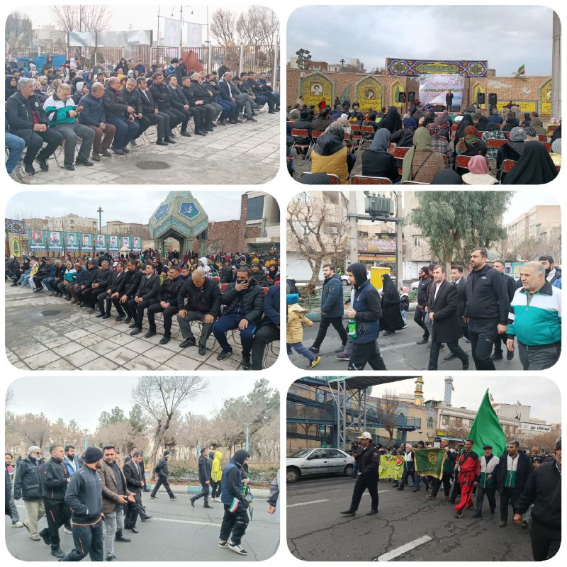 همایش بزرگ پیاده روی خانوادگی بمناسبت ایام الله دهه مبارک فجر، مراسم پیاده روی خانوادگی با حضور بیژن سلیمانپور فرماندار…