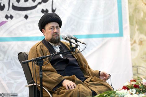 آیت الله سید حسن خمینی: زمانه بر سر جنگ است، یا علی(ع) مددی/ امروز بتی بزرگتر از رژیم منحوس صهیونیستی وجود ندارد