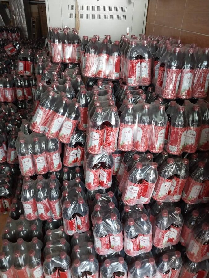 اهداء ۶۰۰۰ هزار بطری آبمیوه به بهزیستی گیلان