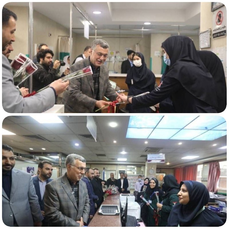 بازدید وزیر بهداشت از بیمارستان شهدای هفتم تیر و فیروز‌آبادی وزیر بهداشت از بیمارستان‌های شهدای هفتم تیر و فیروزآبادی ش…