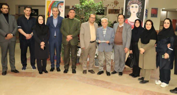 کرج | ادای احترام به والدین معظّم شهداء مقیم در آسایشگاه خیریه کهریزک