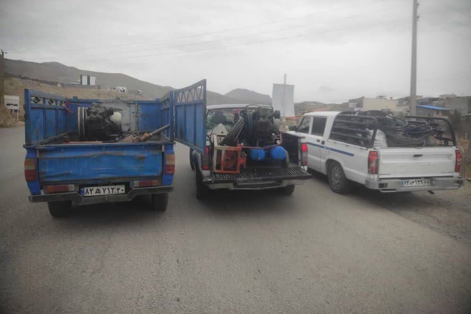 توقیف 12 دستگاه حفاری غیر مجاز در ایام تعطیلات نوروزی