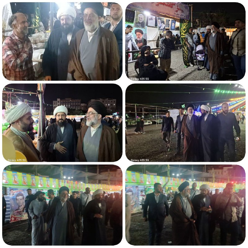 بازدید امام جمعه شهرستان ری از مواکب پذیرایی در جشن بزرگ عید غدیر شهرستان ری حجت الاسلام و المسلمین شاهچراغی امام جمعه …