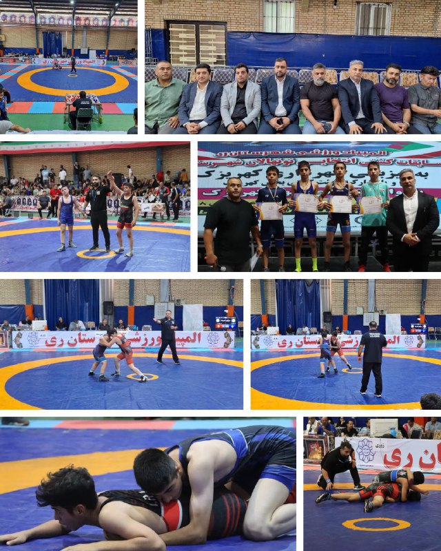 سوت پایان مسابقات کشتی المپیاد ورزشی شهرستان ری به صدا درآمد مسابقات المپیاد کشتی شهرستان ری روز جمعه با قهرمانی تیم کش…