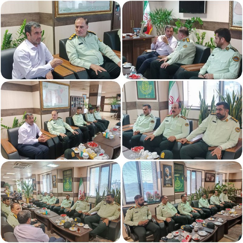 نشست هم اندیشی فرماندهان انتظامی با فرماندار ویژه شهرستان ری برگزار شد در راستای بررسی مسائل و موضوعات مرتبط با حوزه تأ…