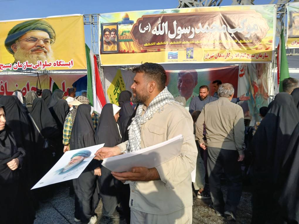 برپایی موکب پذیرایی  حوزه مقاومت بسیج شرکت در میدان امام حسین (ع) ویژه  اولین سالگرد مجاهد شهید