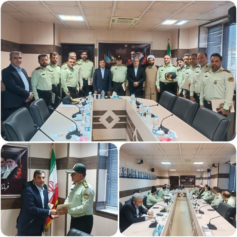 نشست گرامیداشت هفته فراجا و تجلیل از فرماندهان انتظامی باحضور فرماندار ویژه شهرستان ری برگزار شد بمناسبت هفته فراجا، بی…